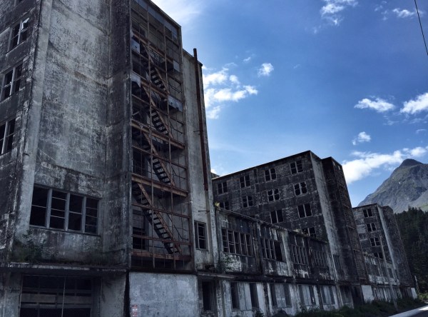 No one in Whittier lives here, the Buckner Building