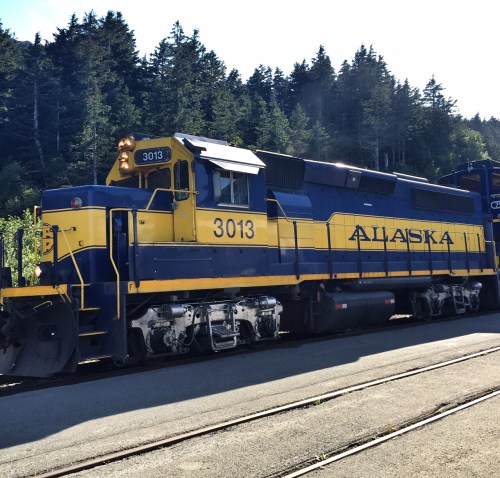 Here comes the train