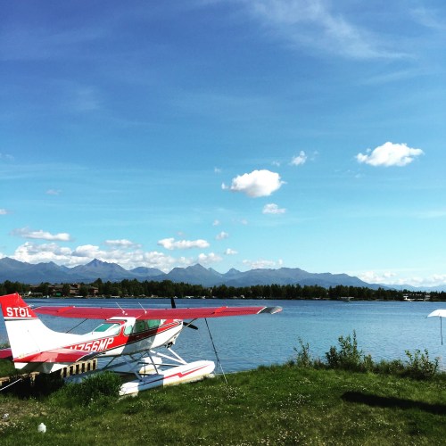 One of hundreds of small planes at the Lake Hood Seaplane Base.